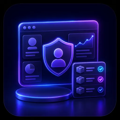 پنل مدیریت و داشبورد امن پروژه